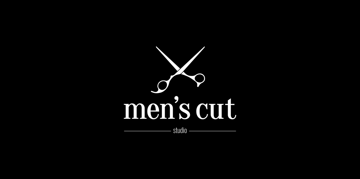 Logótervezési referencia 2022-ből, Men's Cut Studio, Debrecen